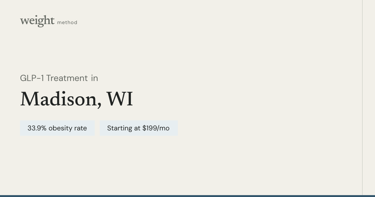 GLP-1 Weight Loss Treatment in Madison, WI | Weight Method