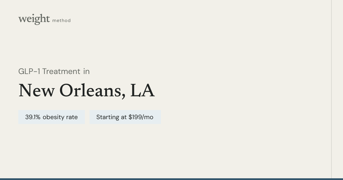 GLP-1 Weight Loss Treatment in New Orleans, LA | Weight…