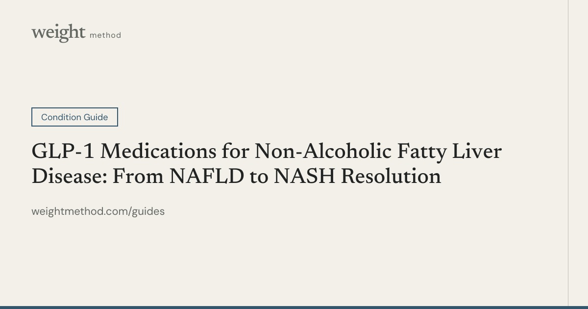 GLP-1 for Fatty Liver Disease (NAFLD/NASH): Semaglutide…