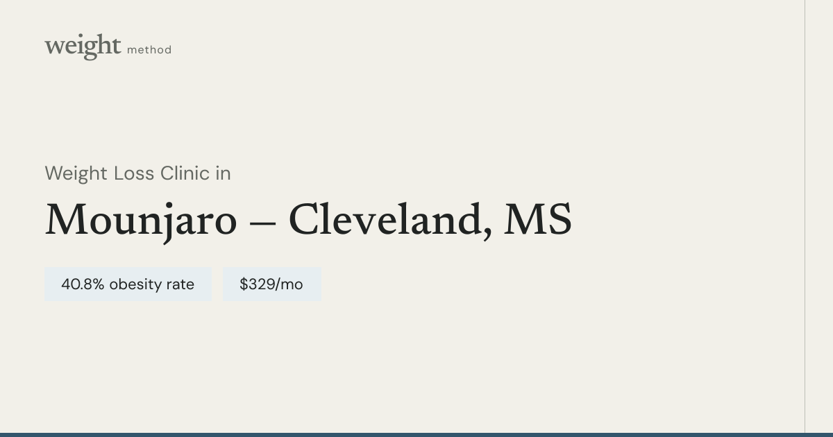 Tirzepatide Treatment in Cleveland | $329/mo