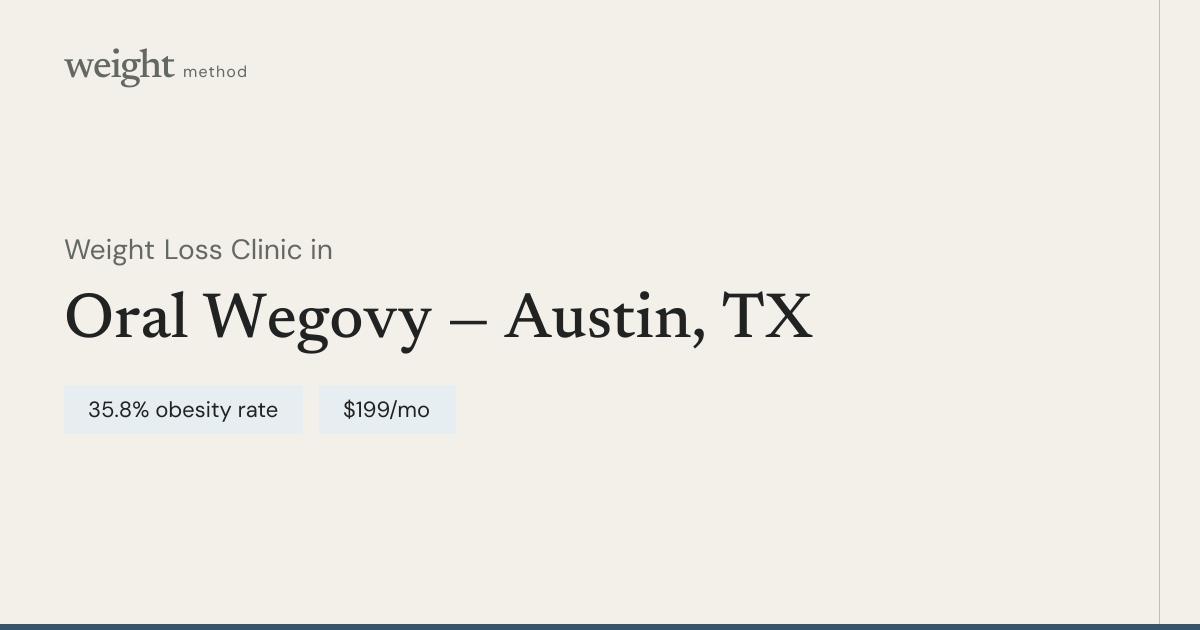 Semaglutide Online — Austin, TX | $199/mo