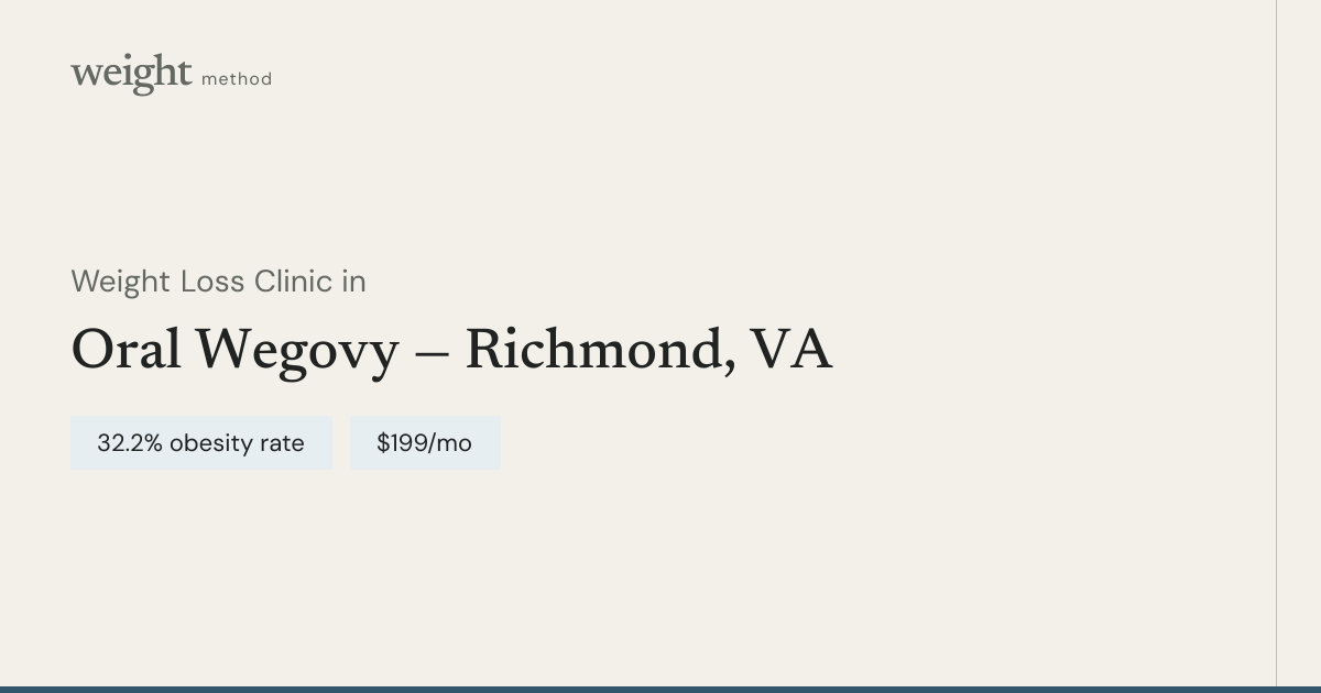 Semaglutide in Richmond, VA | From $199/mo