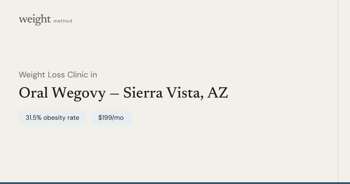 Semaglutide Treatment in Sierra Vista | $199/mo