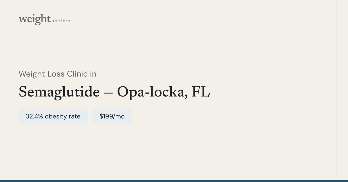 Semaglutide (Ozempic / Wegovy) in Opa-locka, FL