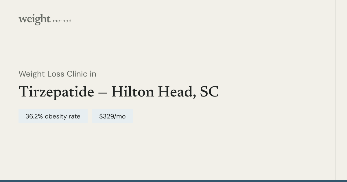 Tirzepatide Shipped to Hilton Head, SC | $329/mo