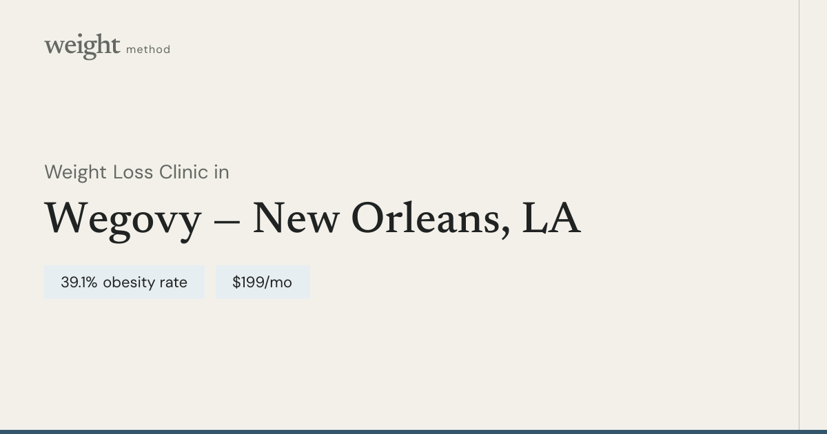 Semaglutide Treatment in New Orleans | $199/mo